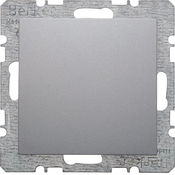 Berker 6710091404 Blindverschluss mit Zentralstück B.7 alu. matt