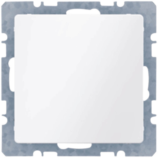 Berker 6710096089 Blindverschluss mit Zentralstück Q.x polarweiß. samt