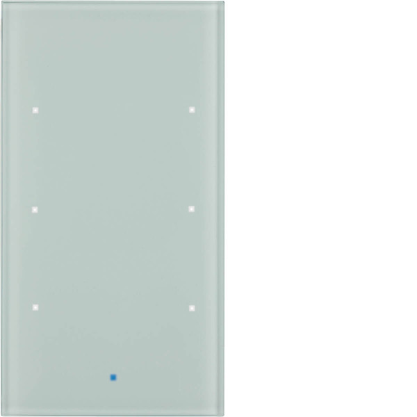 Berker 75143830 Glas-Sensor 3fach Komfort TS Sensor. polarweiß