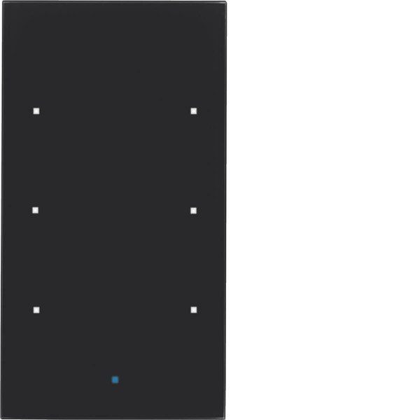 Berker 75143835 Glas-Sensor 3fach Komfort TS Sensor. schwarz