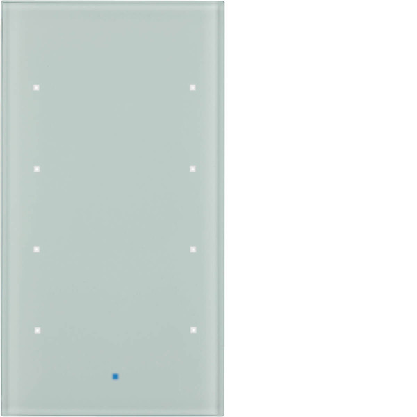 Berker 75144830 Glas-Sensor 4fach Komfort TS Sensor. polarweiß