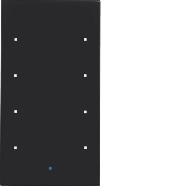 Berker 75144835 Glas-Sensor 4fach Komfort TS Sensor. schwarz