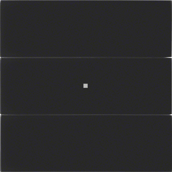 Berker 75163092 Tastsensor 3fach B.IQ Glas. schwarz