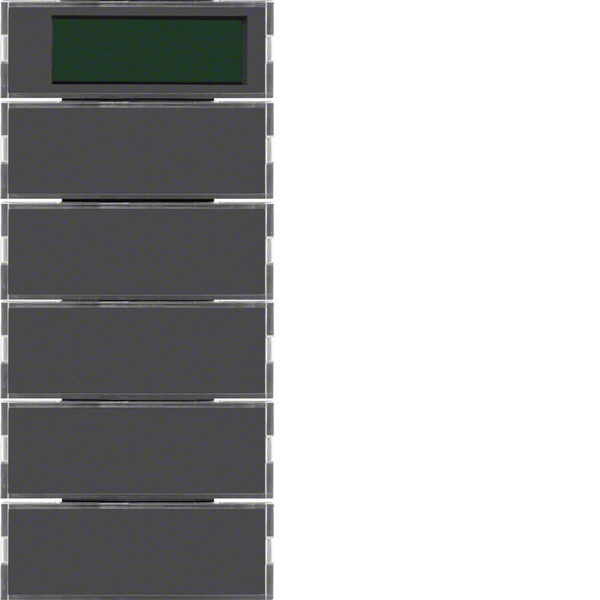 Berker 75665785 Tastsensor 5fach mit RTR. Display B.3/B.7