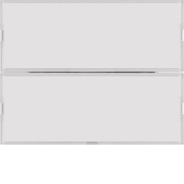 Berker 80162770 Tastsensor 2fach Komfort mit Beschriftungsfeld KNX K.1 polarweiß glänzend