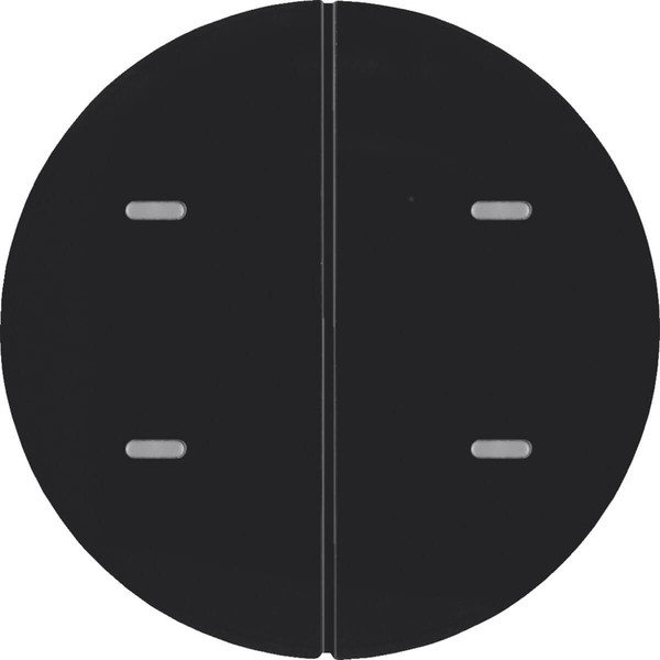 Berker 80162865 Tastsensor 2fach Komfort KNX R.x schwarz glänzend