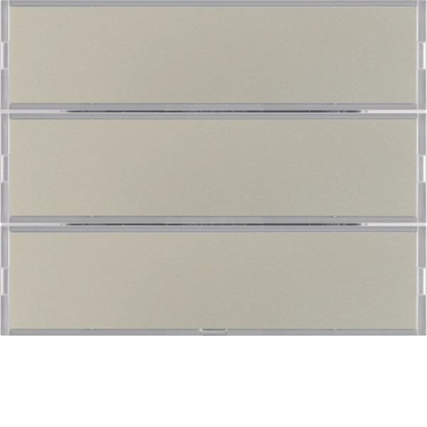 Berker 80163773 Tastsensor 3fach Komfort mit Beschriftungsfeld KNX K.5 edelstahl matt. lackiert