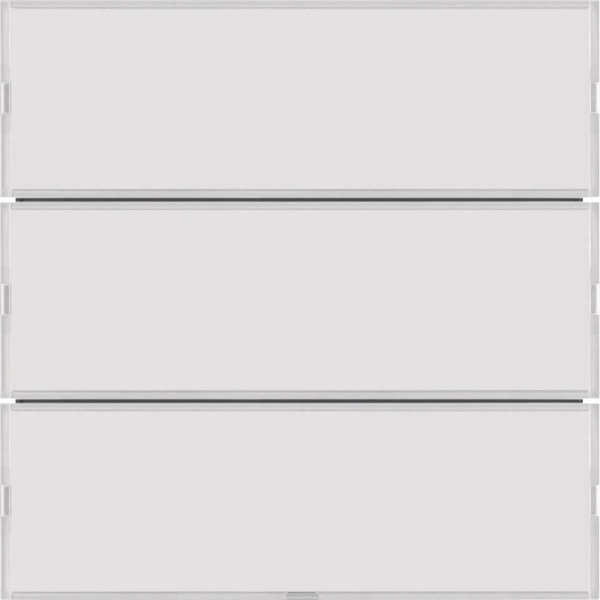 Berker 80163780 Tastsensor 3fach Komfort mit Beschriftungsfeld KNX S.1/B.x weiß/polarweiß