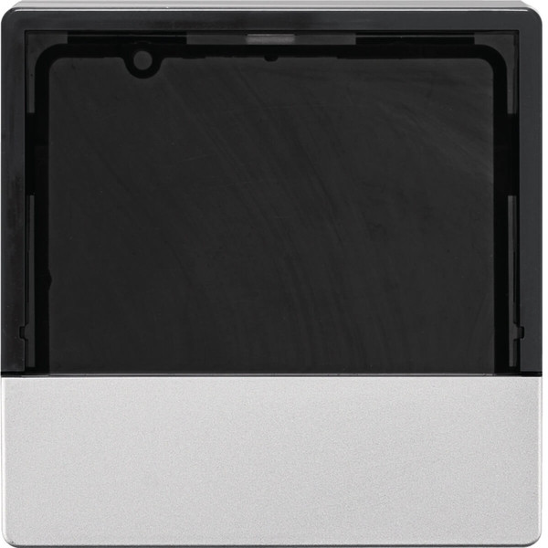 Berker 80960121 Abdeckung für KNX Temperaturregler und Raumcontroller Q.x alu samt. lackiert
