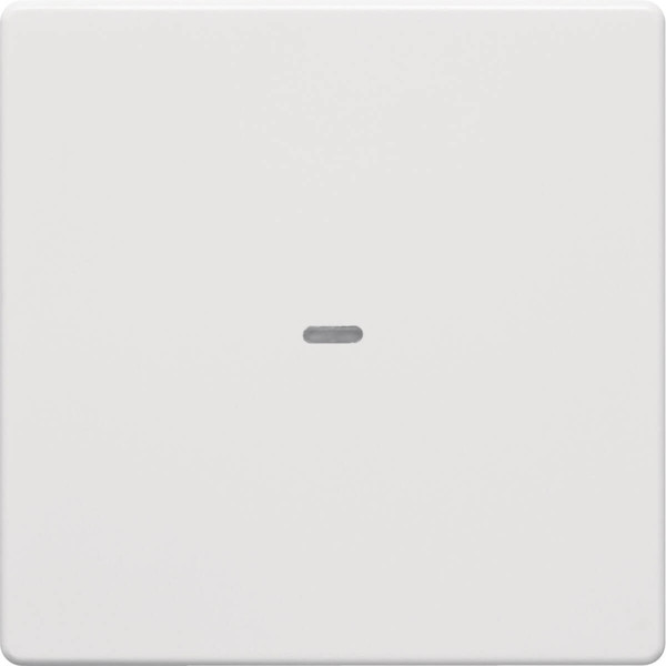 Berker 80960229 Abdeckung für Tastsensor-Modul 1fach mit Linse Q.x polarweiß. samt