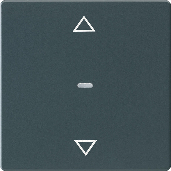 Berker 80961226 Abdeckung für Tastsensor-Modul 1fach mit Pfeil-Symbol Q.x anthrazit