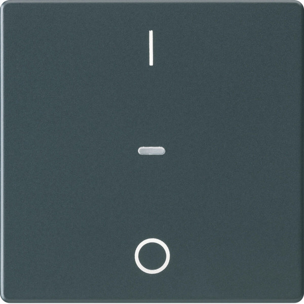 Berker 80962226 Abdeckung für Tastsensor-Modul 1fach mit I/O-Symbol Q.x anthrazit