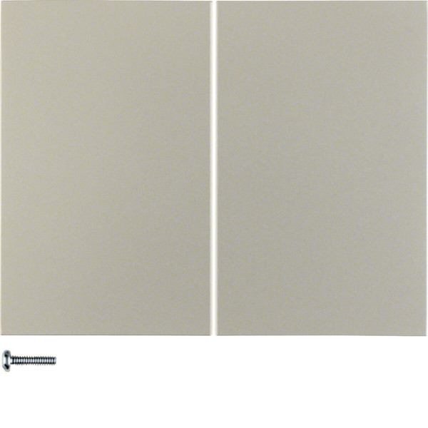 Berker 85142173 Taste 2fach K.5 edelstahl. lackiert