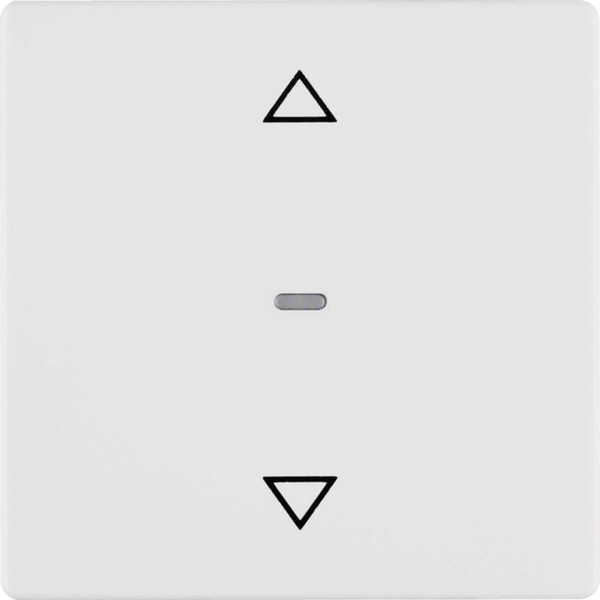 Berker 85241129 Jalousie-Taste Q.x polarweiß. samt