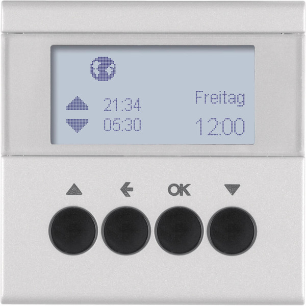 Berker 85741183 Jalousie-Schaltuhr S.1/B.3/B.7 alu. matt