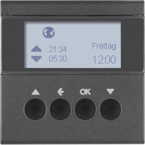 Berker 85741185 Jalousie-Schaltuhr S.1/B.3/B.7 anthrazit. matt