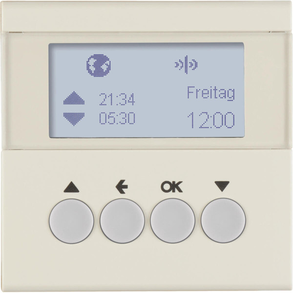 Berker 85745182 KNX-Funk Jalousie-Schaltuhr quicklink S.1 weiß. glänzend