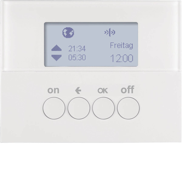 Berker 85745279 KNX-Funk Zeitschaltuhr quicklink K.1 polarweiß. glänzend
