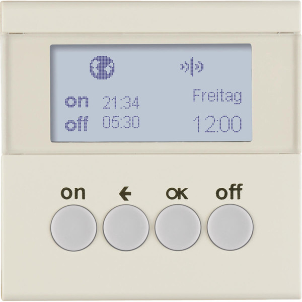 Berker 85745282 KNX-Funk Zeitschaltuhr quicklink S.1 weiß. glänzend