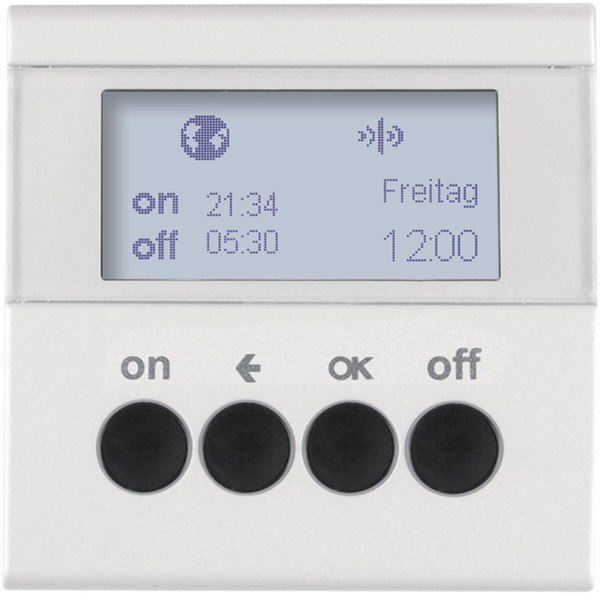 Berker 85745288 KNX-Funk Zeitschaltuhr quicklink S.1/B.3/B.7 polarweiß. matt