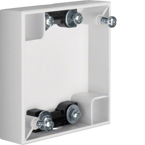 Berker 911522569 Aufbau-Gehäuse flach AP. Integro Flow/Pure. polarweiß glänzend