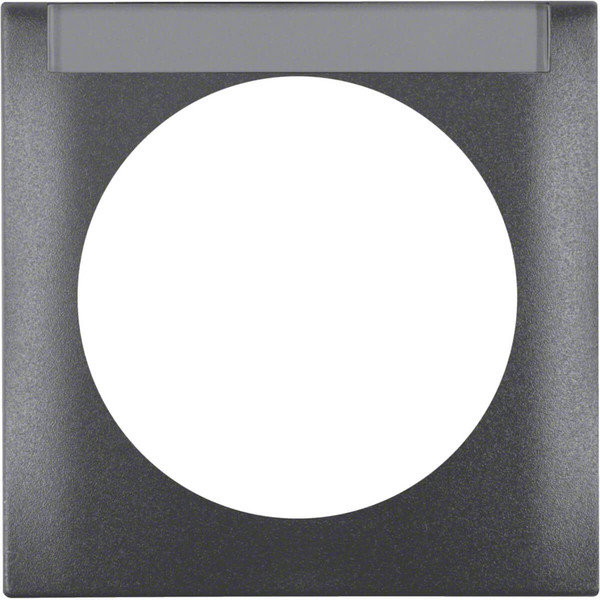Berker 918032505 Rahmen. mit Beschriftungsfeld. Integro Flow. anthrazit matt