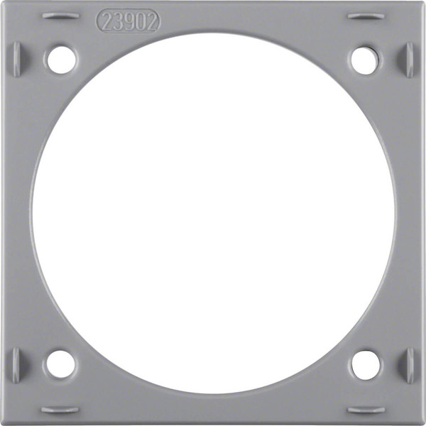 Berker 918252506 Aufbau-Distanzring. Integro Flow. grau glänzend