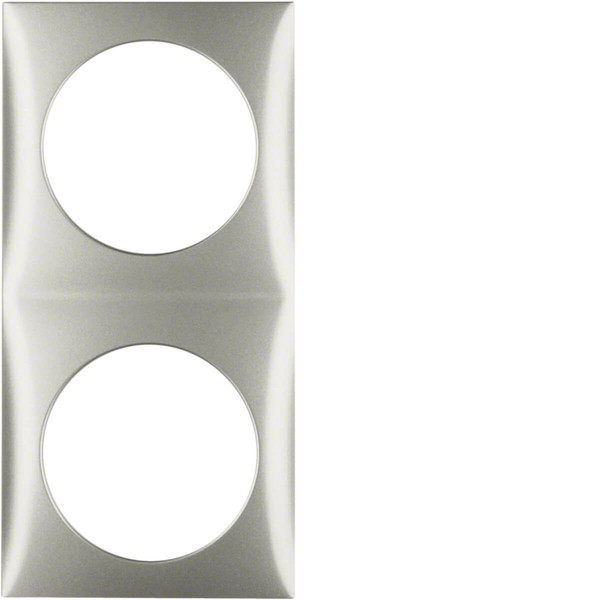 Berker 918262524 Rahmen 2fach. Integro Flow. edelstahl matt. lackiert