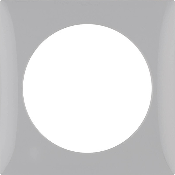 Berker 918272507 Rahmen 1fach. Integro Flow. grau glänzend
