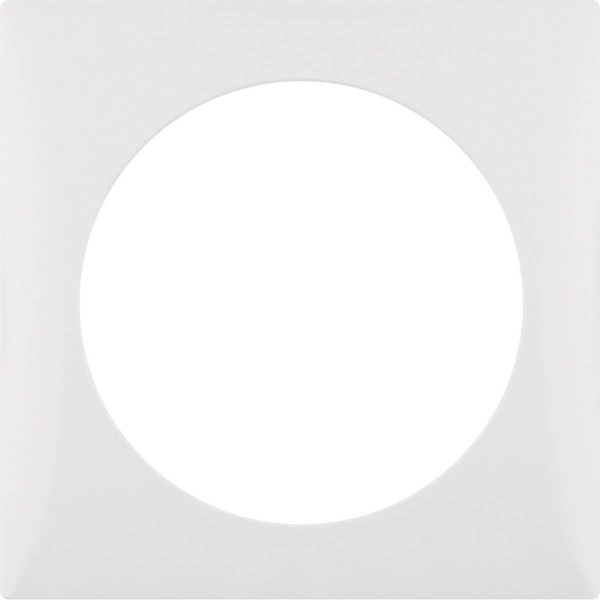 Berker 918272509 Rahmen 1fach. Integro Flow. polarweiß glänzend