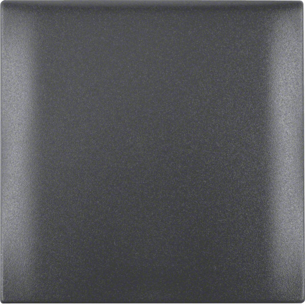 Berker 918282505 Rahmen mit Klappdeckel. Integro Flow. anthrazit matt