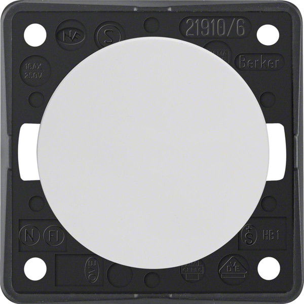 Berker 936562509 Wechselschalter. Integro - Design Flow/Pure. polarweiß glänzend