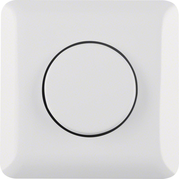 Berker 9367119 Taster 42 V. Schließer mit Abdeckplatte UP. System 42 V. polarweiß glänzend