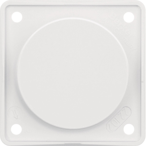 Berker 945162509 Blindverschluss. Integro Modul-Einsätze. polarweiß glänzend