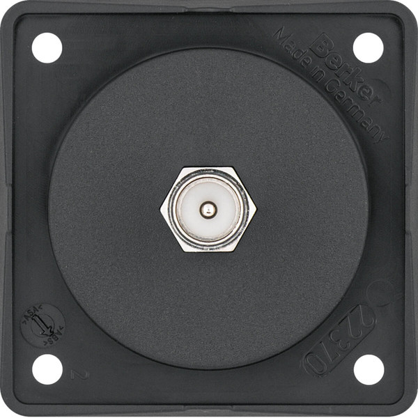 Berker 945812505 Antennen-Verbinderdose TV. Integro Modul-Einsätze. anthrazit matt