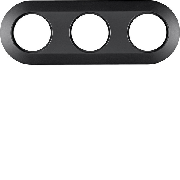Berker MAN0100417 Rahmen 3fach Serie 1930 softtouch schwarz