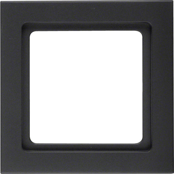 Berker MAN0203123 Rahmen 1fach Q.3 tiefschwarz matt. lackiert