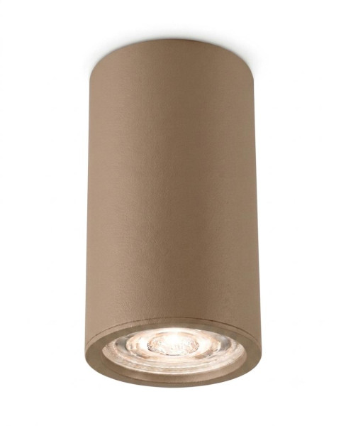 Bioledex HELSO-F Deckenleuchte GU10 Aufbau Deckenspot Kaffee Anschrauben oder Kleben