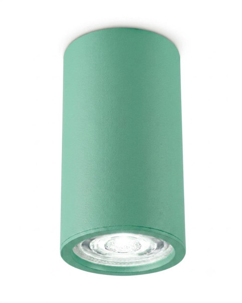 Bioledex HELSO-F Deckenleuchte GU10 Aufbau Deckenspot Mint Anschrauben oder Kleben