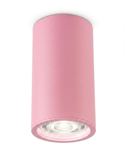 Bioledex HELSO-F Deckenleuchte GU10 Aufbau Deckenspot Pink Anschrauben oder Kleben