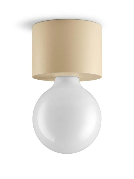 Bioledex PIKKO Deckenleuchte Wandleuchte E27 Aufbau 100mm Beige