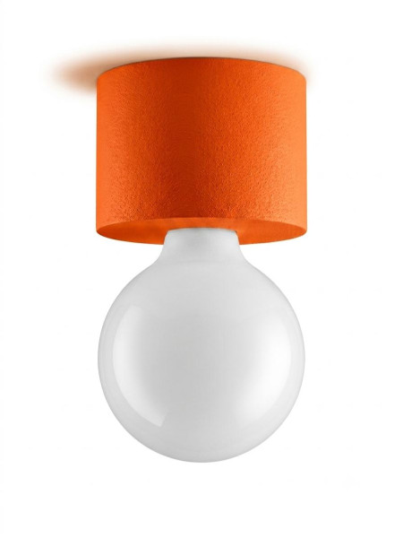Bioledex PIKKO Deckenleuchte Wandleuchte E27 Aufbau 100mm Orange