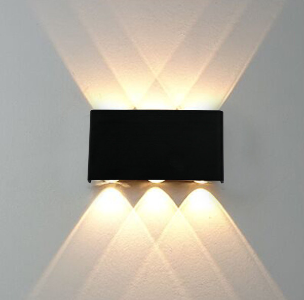 Bioledex LED Wandleuchte 3x2W 3000/4000/6500K 60° schwarz