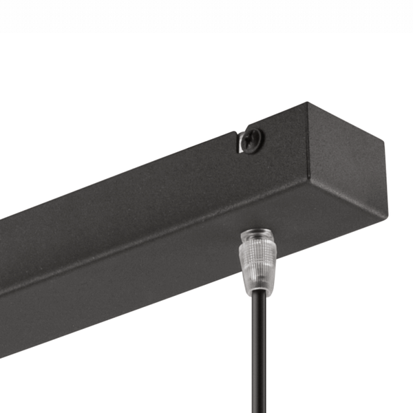 Bioledex Pendelleuchte Esszimmerleuchte 2x E27 graphit-anthrazit Metall, Holz