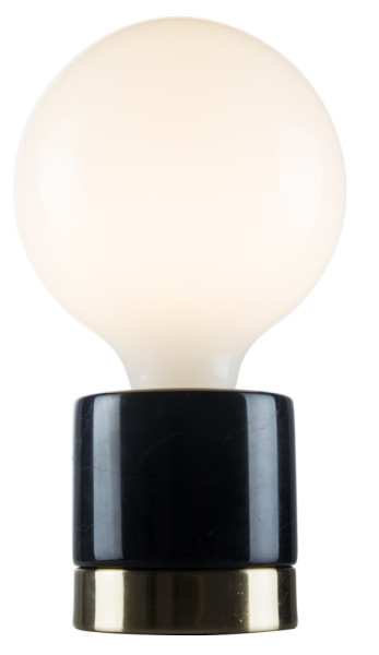 Bioledex Z610-435 Tischleuchte E27 Marmor Schwarz