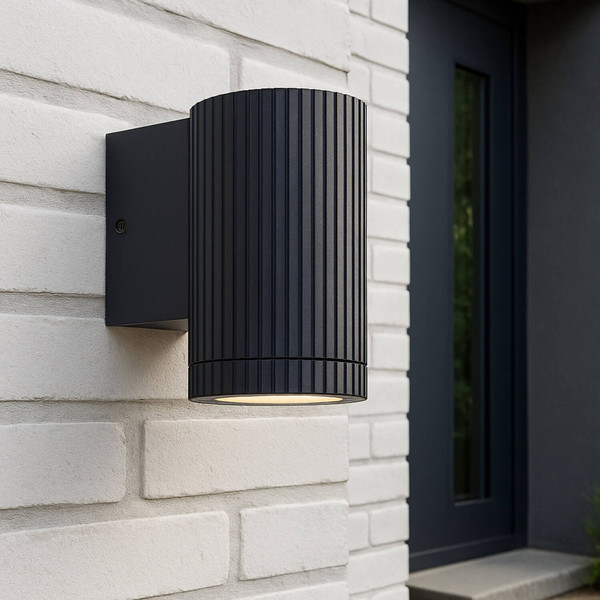Brilliant Keola Außenwandleuchte GU10 IP44 Schwarz 40920/06