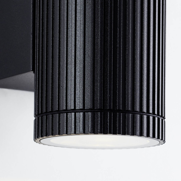 Brilliant Keola Außenwandleuchte GU10 IP44 Schwarz 40920/06