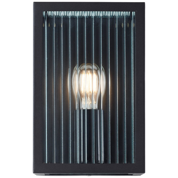 Brilliant Getta Außenwandleuchte E27 IP44 Schwarz 40925/06