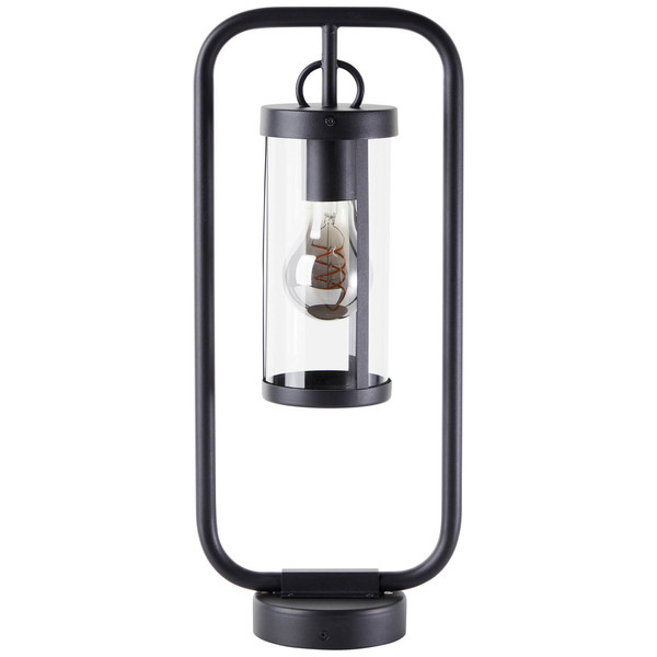 Brilliant Sidney Außensockelleuchte 48cm E27 IP44 Schwarz Transparent 44292/06