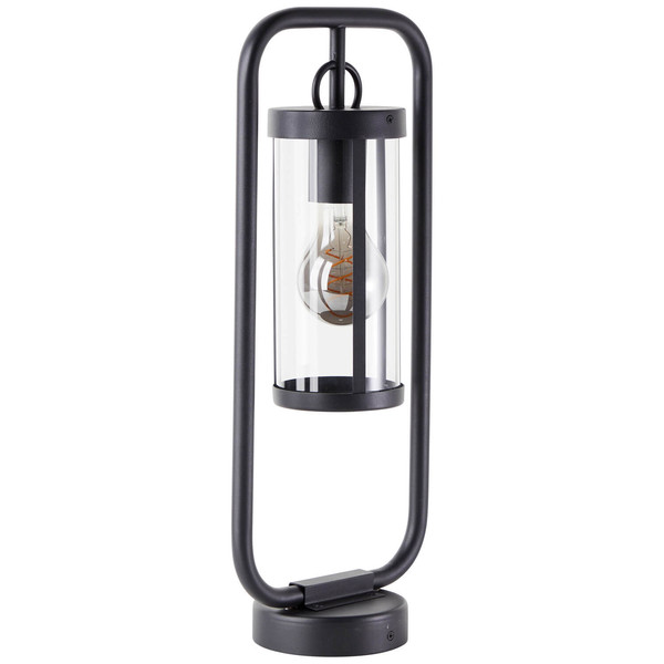 Brilliant Sidney Außensockelleuchte 48cm E27 IP44 Schwarz Transparent 44292/06